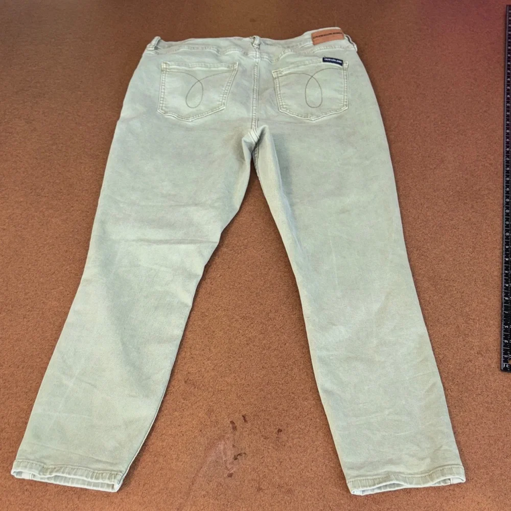 Calvin Klein Jeans Women's Skinny Jeans in Light Green